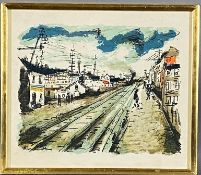 Vlaminck, Maurice de (1876 - 1958) - Paysage, Farblithografie, Auflage 100 Ex., Blattmaße ca. 28,