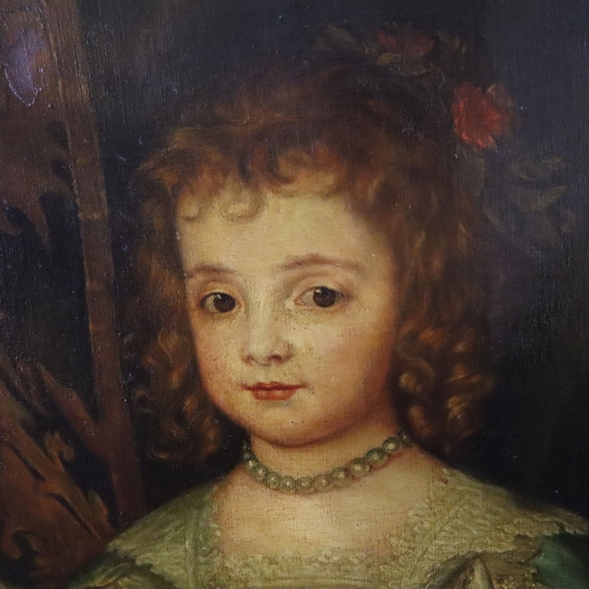 Arnold-Jacubzig, E. (um 1900) - Bildnis der drei ältesten Kinder Charles I. von England, Kopie - Bild 5 aus 21