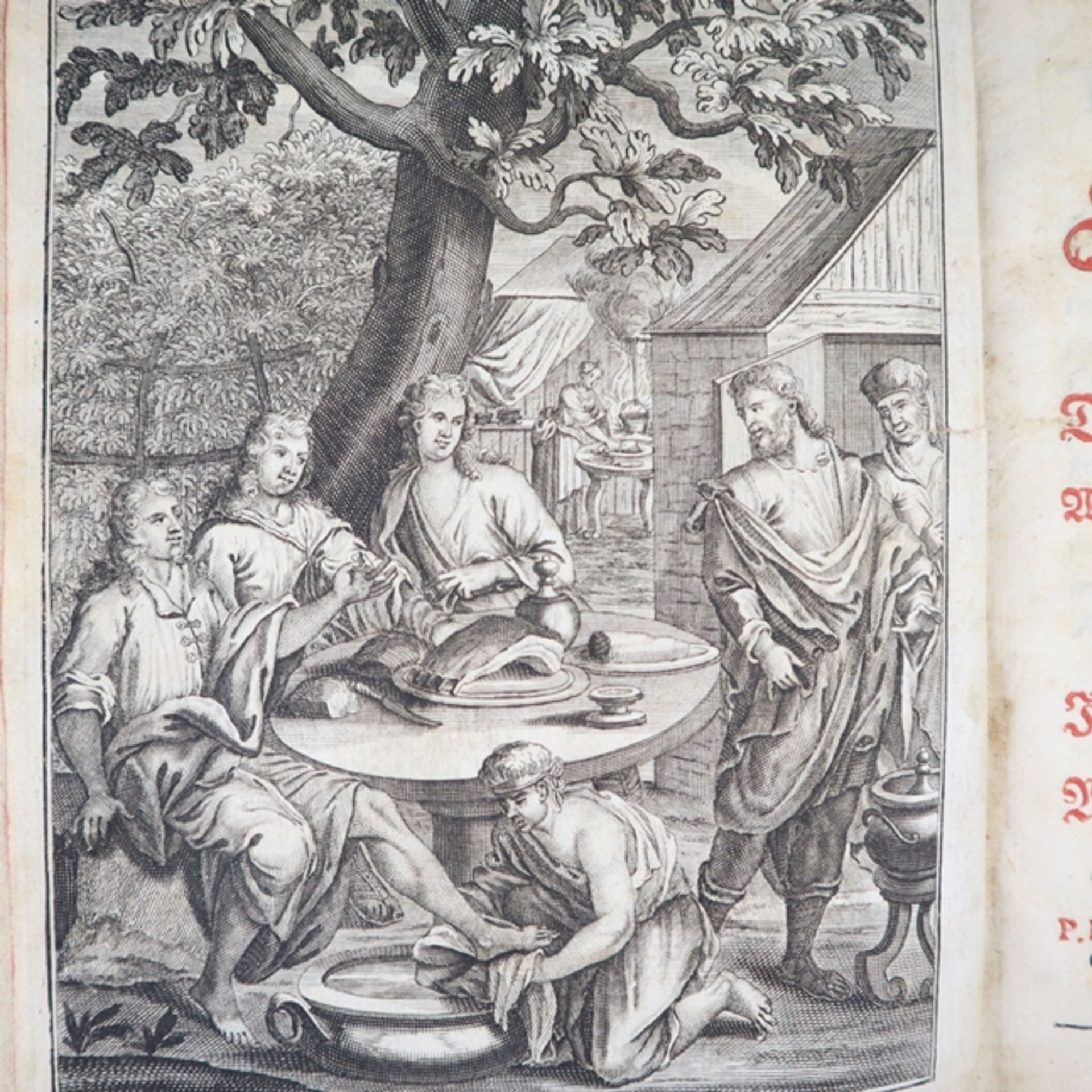Abraham a Sancta Clara (Johann Ulrich Megerle) - Abrahamische Lauber-Hütt. Wien/Nürnberg 1721 und - Bild 2 aus 6