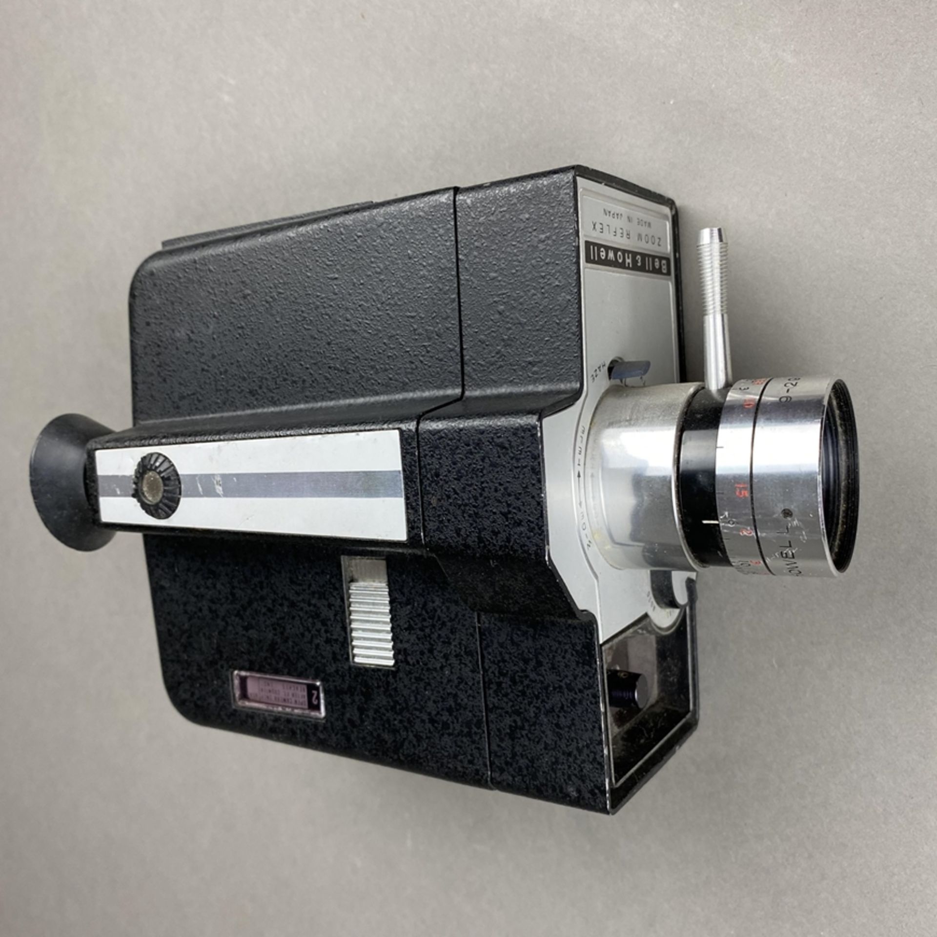Vintage Filmkamera Bell&Howell - Japan, Zoom Reflex, Autoload, Bell & Howell 9-29mm Zoom-Objektiv,