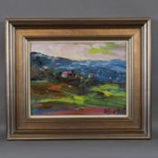 Abelló, Joan (Mollet del Vallès, Barcelona, 1922-Barcelona 2008) - Landschaft, Öl auf Leinwand,