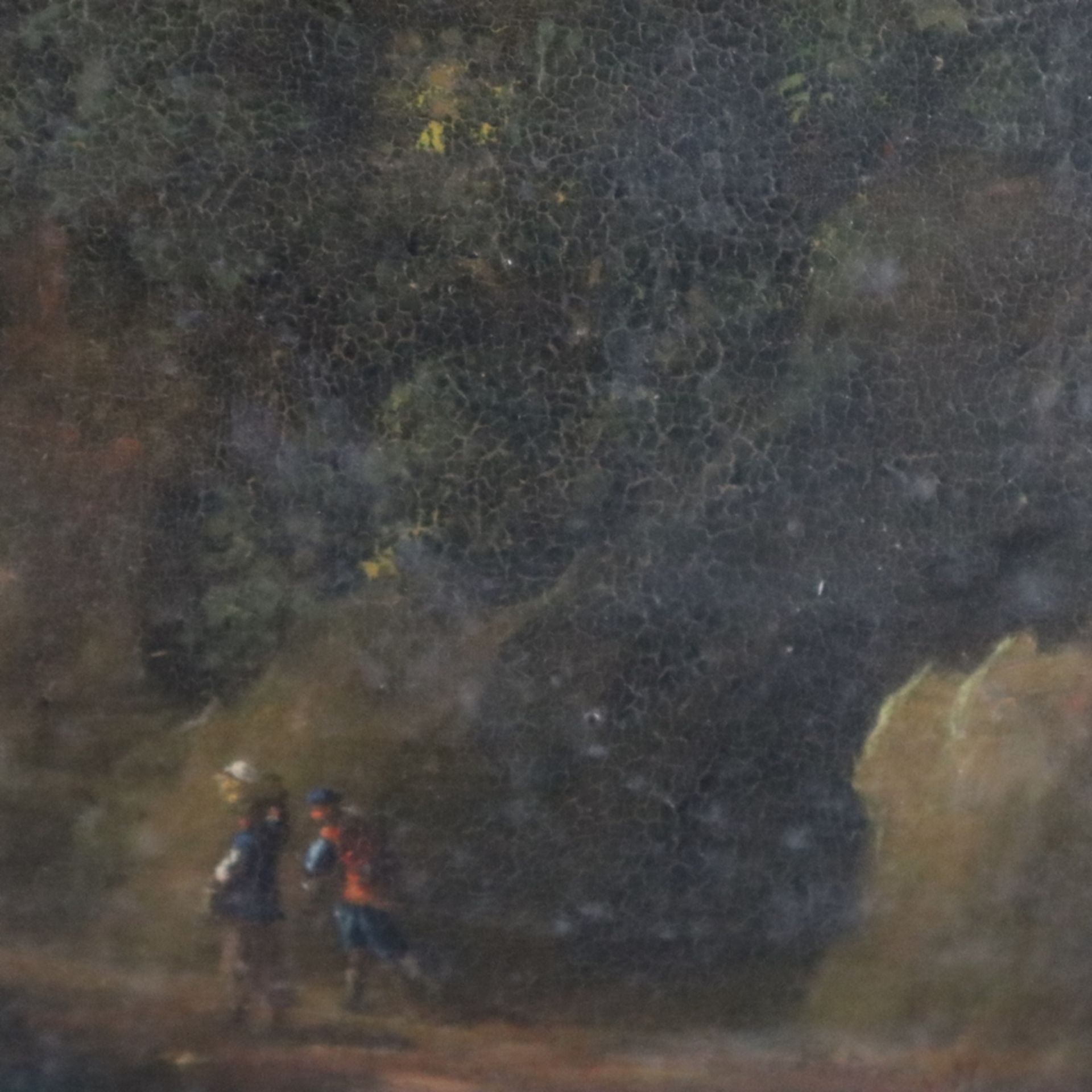 Nasmyth, Patrick (1787 Edinburgh - 1831 Lambeth) - Bewaldete Landschaft mit Wanderern auf dem Weg, - Bild 7 aus 11