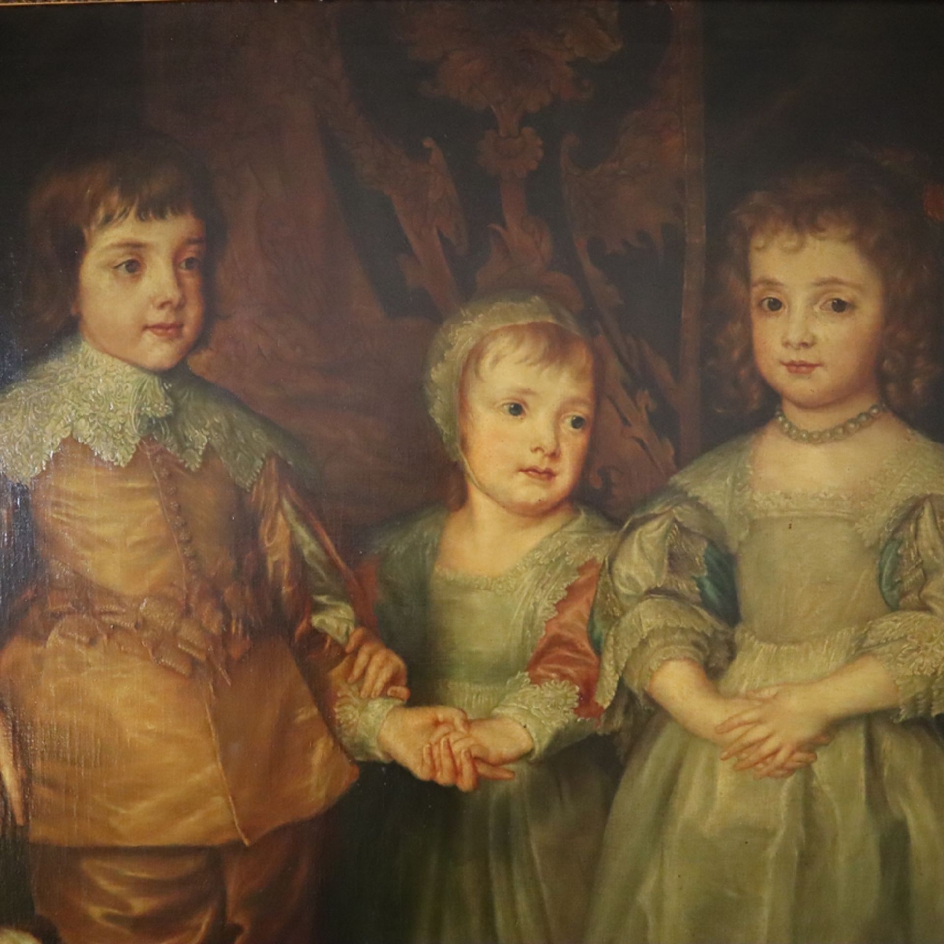 Arnold-Jacubzig, E. (um 1900) - Bildnis der drei ältesten Kinder Charles I. von England, Kopie - Bild 17 aus 21