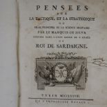 Silva, le Marquis de - Pensées sur la Tactique, et la Stratégique, Ou vrais principes de la