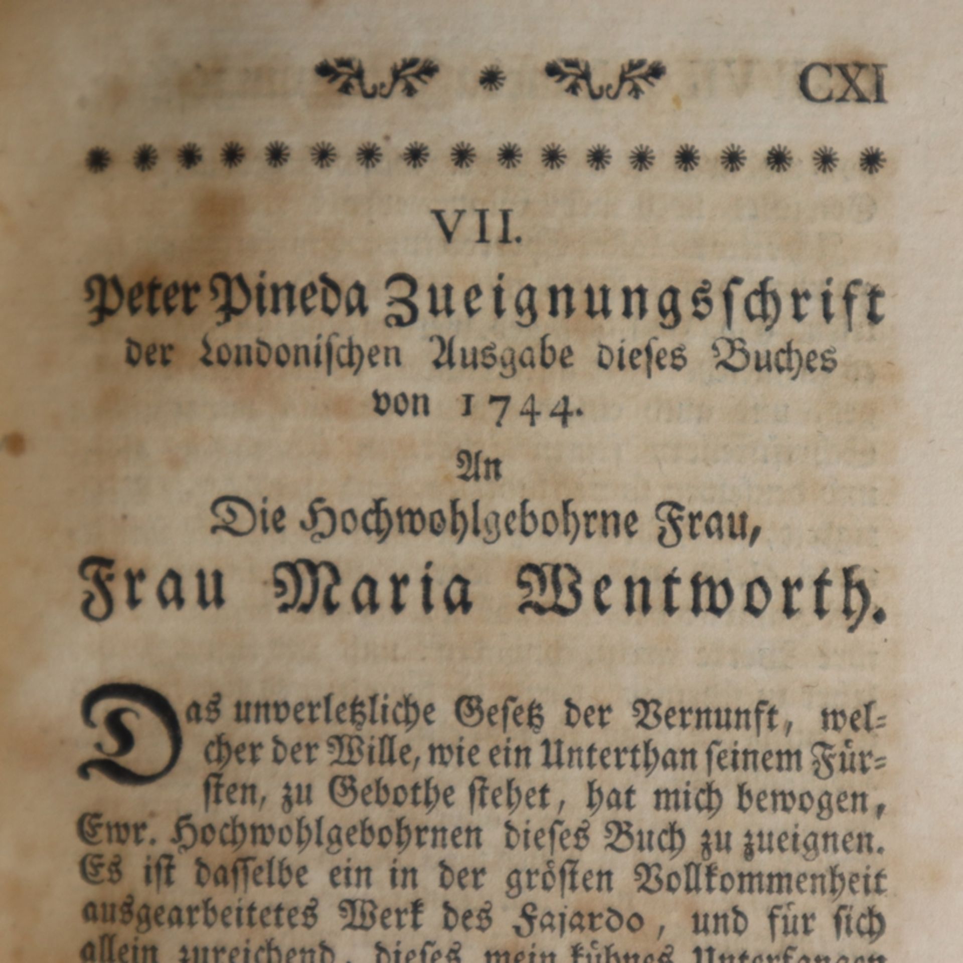 Saavedra, Diego - Die Gelehrte Republic, Gleditschische Buchhandlung, Leipzig 1748, 112, CXII, - Bild 5 aus 6