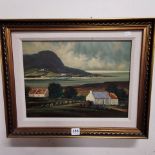 FRAMED OIL ON CANVAS - COTTAGES BLOODY FORELAND - A RANGAST