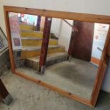 PINE FRAMED MIRROR