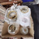 BOX LOT OF LAMP SHADES