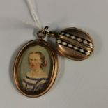 2 VICTORIAN ROLLED GOLD LOCKETS