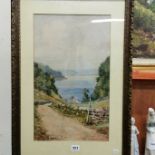 ANTIQUE WATERCOLOUR - P MCGREGOR WILSON