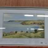 WATERCOLOUR CUSHENDUN BAY - S MCLARNON