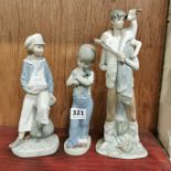 3 LLADRO FIGURES