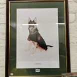 LTD EDITION STEPHEN FRANCIS PRINT - SIGNED - RUC DOG