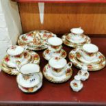 ROYAL ALBERT COUNTRY ROSE TEASET