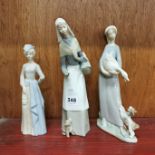 3 LLADRO FIGURES