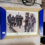 UNFRAMED LTD EDITION SIGNED POLICE PRINT - THE MEN IN THE ARENA