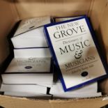 THE NEW GROVE DICTIONARY OF MUSIC & MUSICIANS, 20 VOLUMES - SADIE, STANLEY (EDITOR) - PUBLISHED BY