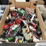 BOX LOT OF OLD MODEL CARS