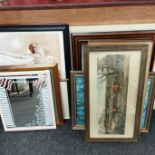 LARGE QUANTITY OF PRINTS & PAINTINGS ETC