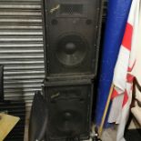 2 LARGE PASSIVE SPEAKERS