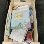 BOX LOT OF UK MAPS