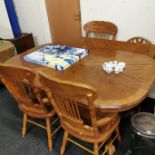 DINING TABLE & 4 CHAIRS