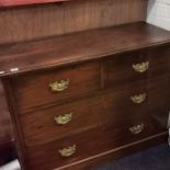 VICTORIAN WALNUT CHEST OF DRAWERS