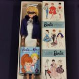 ORIGINAL 1962 BARBIE IN ORIGINAL BOX WITH ACCESSORIES IN GOOD CONDITION