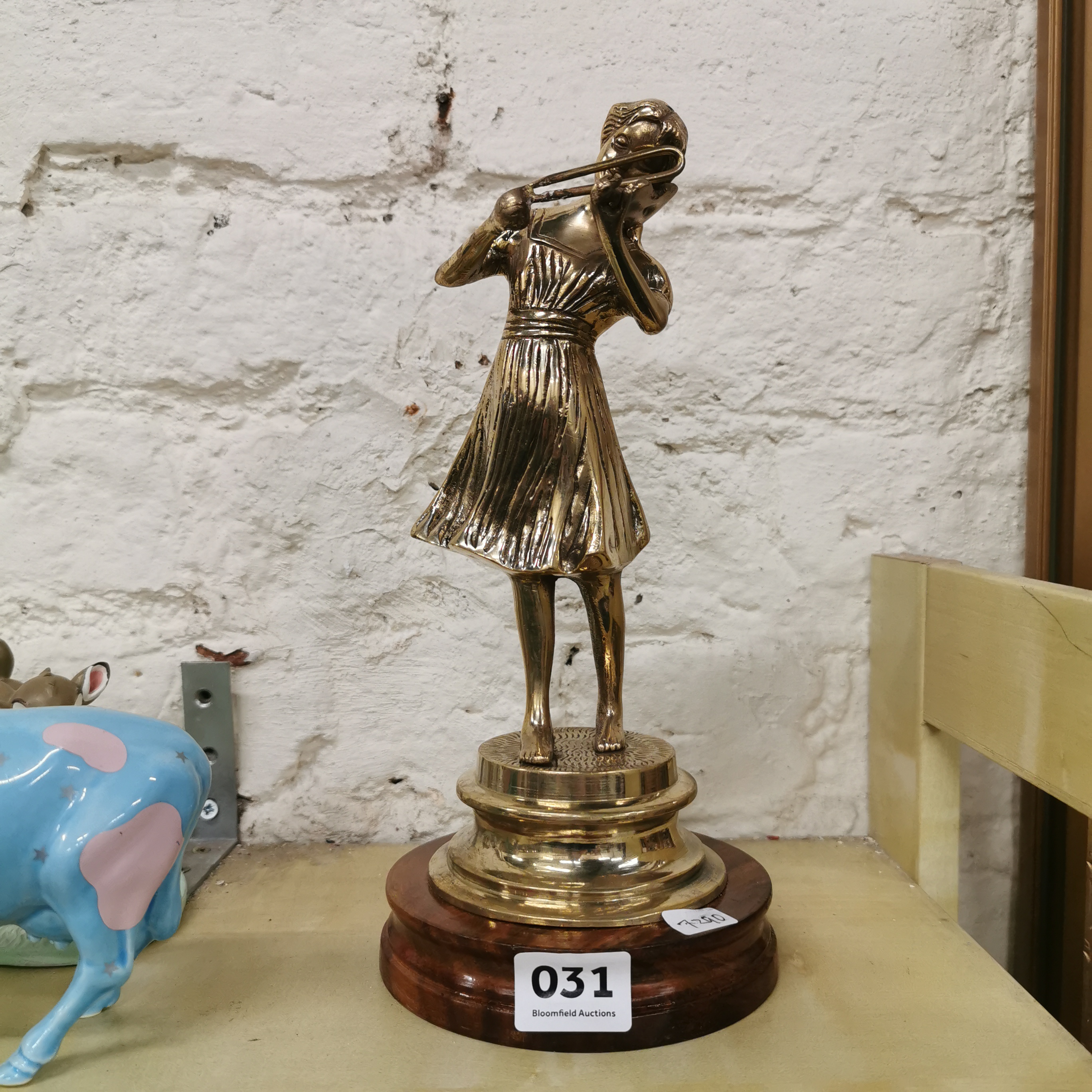 MODERN BRASS FIGURE