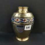 19th CENTURY BRONZE ORIENTAL VASE