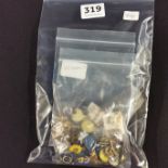 LARGE BAG OF BADGES