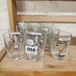 QUANTITY OF GLASGOW CELTIC GLASSES