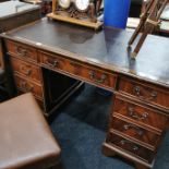 TWIN PEDESTAL DESK