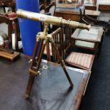 ANTIQUE LIBRARY TELESCOPE