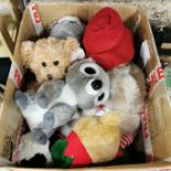 BOX OF SOFT TOYS