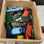 BOX OF DINKY CARS