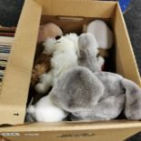 BOX OF SOFT TOYS