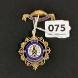 2 SILVER & ENAMEL MEDALS