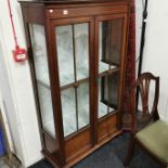 EDWARDIAN DISPLAY CABINET