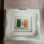 FRAMED MINIATURE SILK - EASTER RISING STAMP