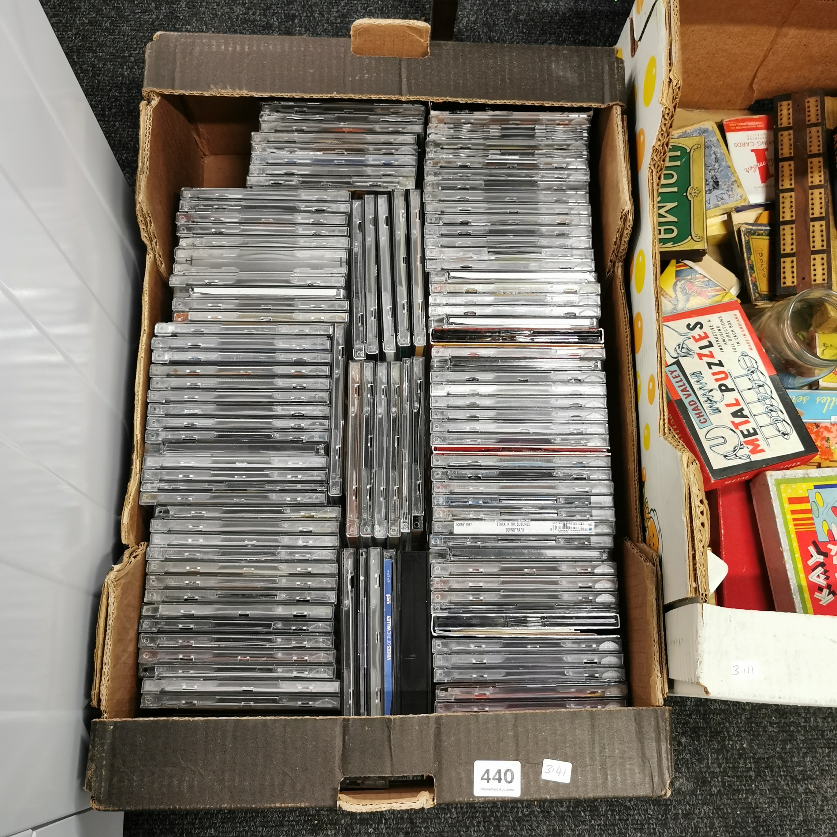 BOX LOT OF CD'S