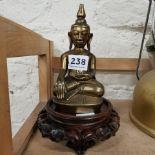 BUDDHA FIGURE ON STAND