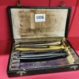 4 OLD CUT THROAT RAZORS IN BOX