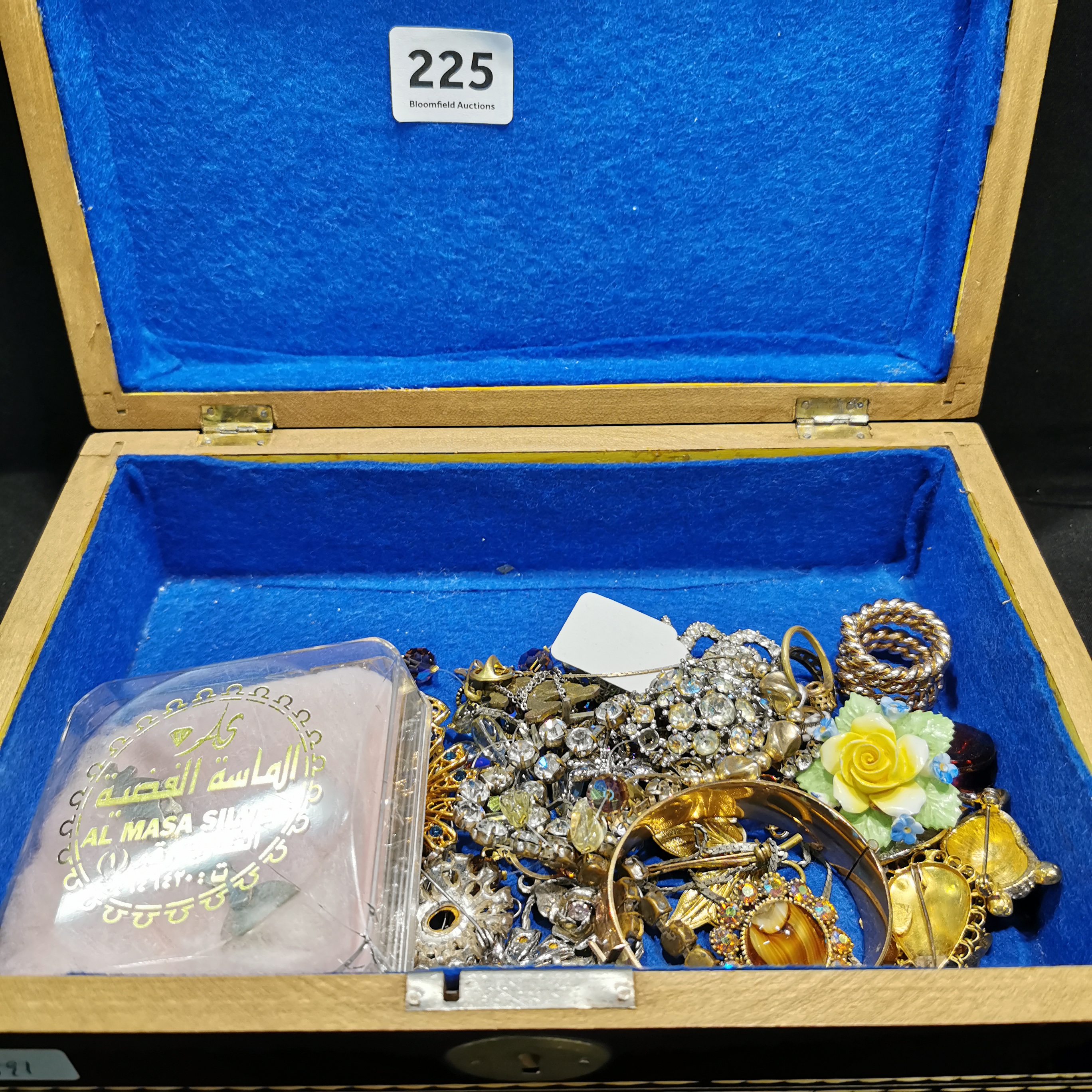 BOX OF COSTUME JEWELLERY