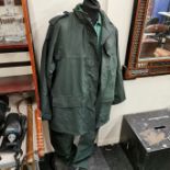 RUC GORTEX COAT, TROUSERS AND POLO SHIRT