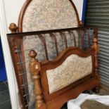 LARGE ANTIQUE DOUBLE BED FRAME