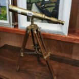 ANTIQUE LIBRARY TELESCOPE