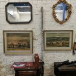 PAIR OF HORSE RACING PRINTS