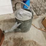 OLD METAL WATERING CAN