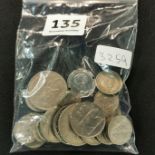 BAG OF IRISH COINS